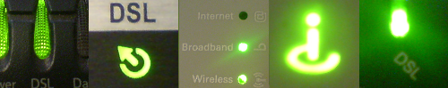 Check the status of your Broadband light