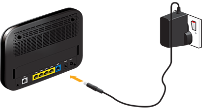 Router power connection