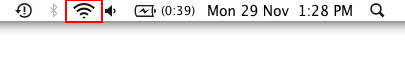 Click the wireless connection icon.