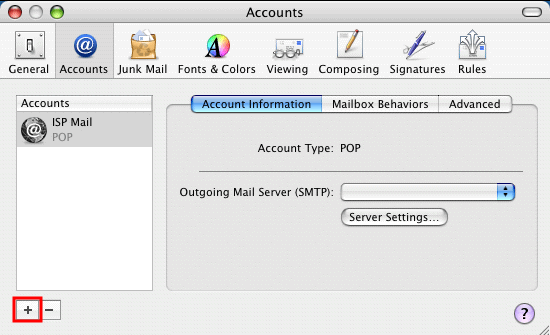 outgoing mail server mac mail